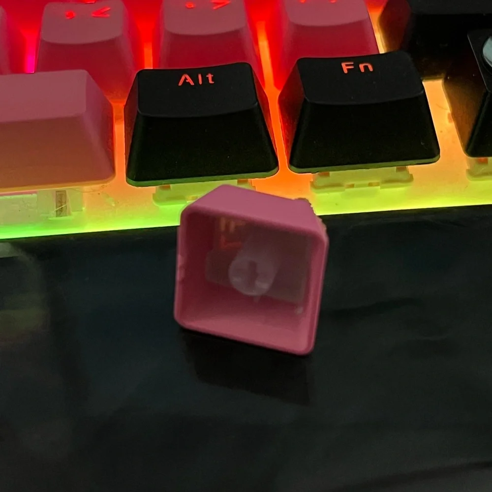 Cute Pink Gumdrop artisan Keycap, for OEM Switches